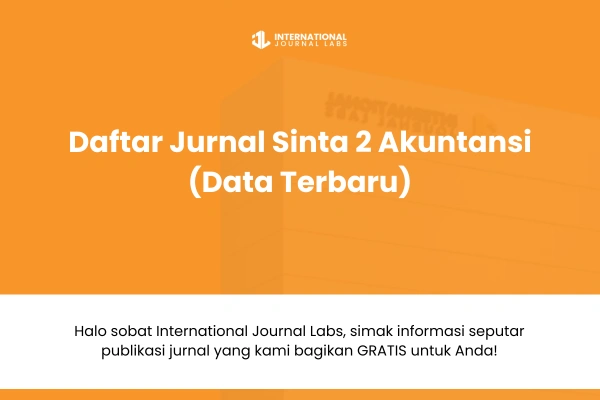 Daftar Jurnal Sinta 2 Akuntansi (Data Terbaru)