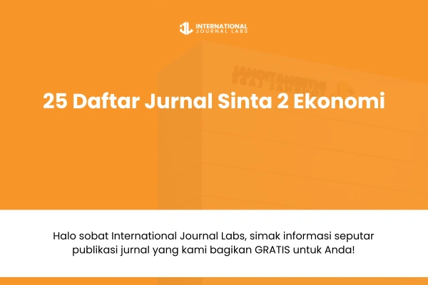 25 Daftar Jurnal Sinta 2 Ekonomi