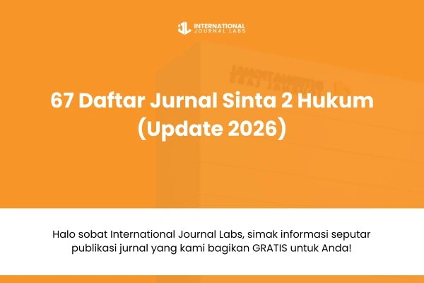 67 Daftar Jurnal Sinta 2 Hukum