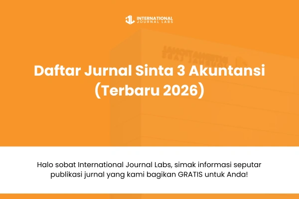 Daftar Jurnal Sinta 3 Akuntansi (Terbaru 2026)