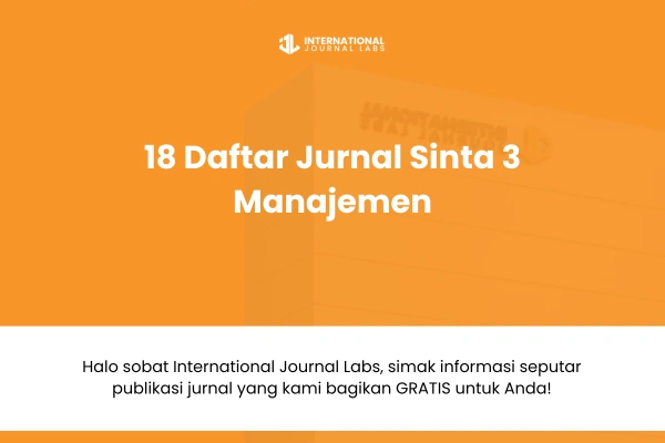 18 Daftar Jurnal Sinta 3 Manajemen