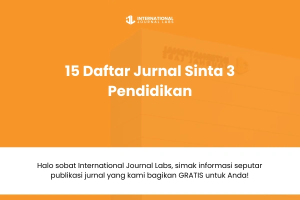 15 Daftar Jurnal Sinta 3 Pendidikan